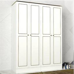 Ghil Garderobe 140 Hvid|Guld